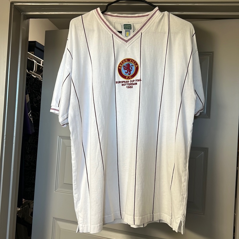 XL Aston Villa 1982 Retro Jersey